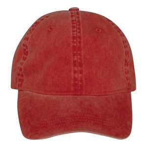 Native Spirit Unisex Adult Faded Washed Baseball Cap / Paprika